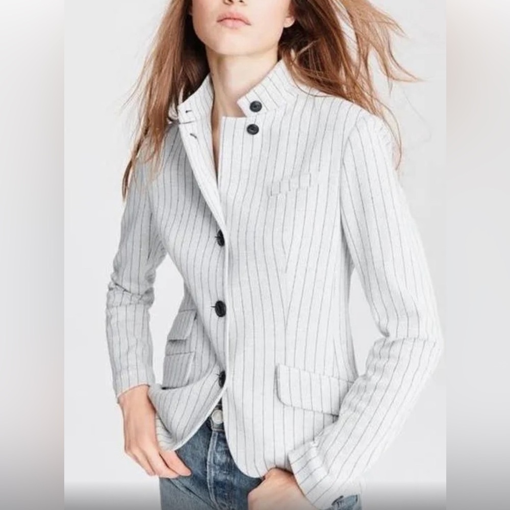 Rag & Bone jersey fully lined pin stripe jacket w/ tags.